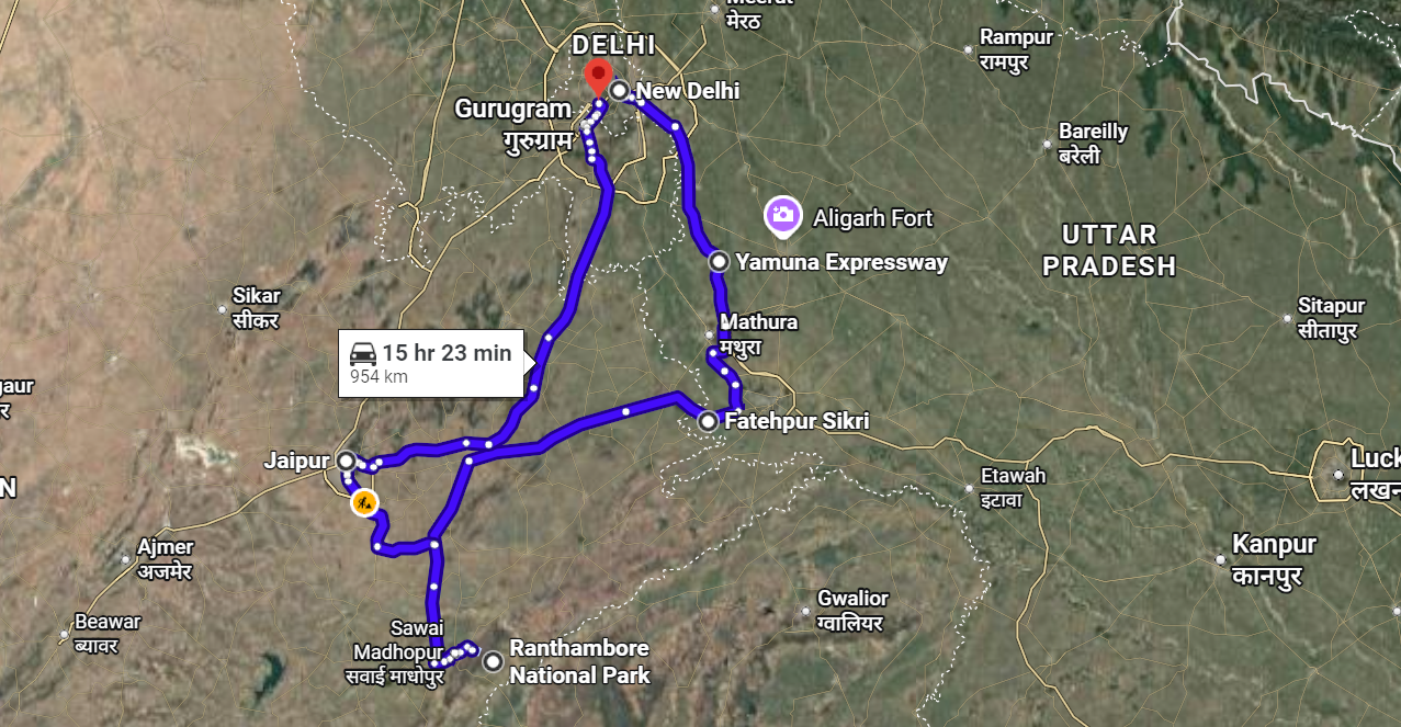 Tour Map